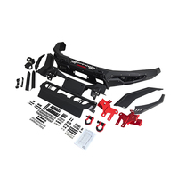 Nouveau pare-chocs avant en acier de style plat Keazet Armando compatible avec le treuil, barre de protection 4x4 tout-terrain pour pick-up, éclairage LED, manilles de récupération