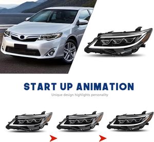 Conjuntos de Faros Delanteros Modificados con Luces LED de Conducción Diurna y Luces de Lente de Agua para Camry 12-14 - Product Image 3