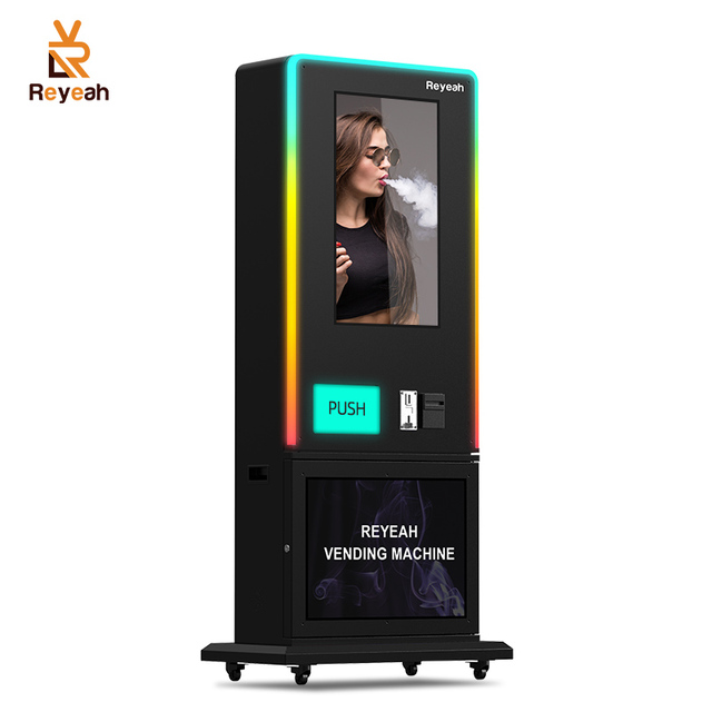 Fully Automatic Compact Integrated Smart 32 Inches Touch Screen Cigarette Vending Machine Smoke Shop Mobile