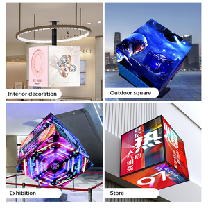Indoor Outdoor <strong>Led</strong> Rubik's Cube Screen Magic Rgb Advertising Square Screen HD P2.5 <strong>LED</strong> Logo Sign <strong>Led</strong> Cube Screen <strong>Display</strong> - Product Image 6