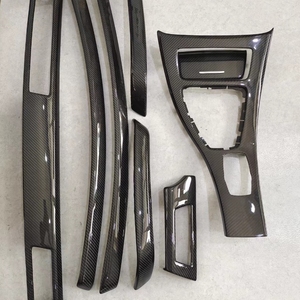 Pour BMW Série 3 E90 2005-2012, panneau décoratif de console centrale de tableau de bord en fibre de carbone, remplacement d'accessoires de voiture - Product Image 3