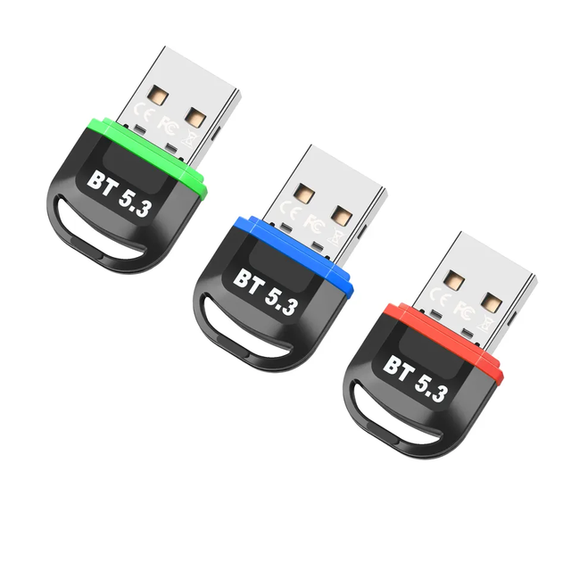 Latest Wireless USB BT 5.3 Adapter Dongle for TV Laptop Headset Mouse Keyboard Printer Speaker