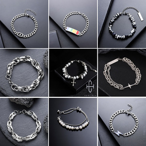 Ce bracelet en acier inoxydable est un best-seller tendance qui ne ternit pas, est polyvalent et haut de gamme - Product Image 2