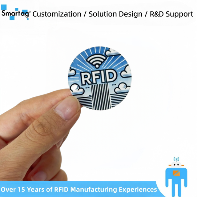 Wholesale Smart Custom NFC Sticker Waterproof RFID Tag Social Media Sharing PVC Label