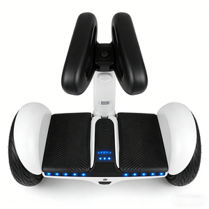 <span class=keywords><strong>Hoverboard</strong></span> XP Ride Blanc et Noir avec Roues LED Lumineuses, Trottinette Équilibrée Automatiquement, Poignée, 2 Modes, Électrique, pour Enfants et Adultes - Product Image 4