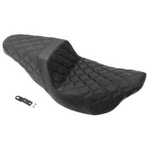 Motorrad Schwarzer Fahrer- und Soziussitz 2-Up Vordersitz und Rücksitz für Harley Touring Electra Glide Street Glide CVO 08-23 - Product Image 1