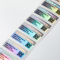 Rouleau d'Étiquettes Code QR Anti-Contrefaçon, Feuille d'Étiquettes d'Emballage Unique avec Numéro de Série Séquentiel