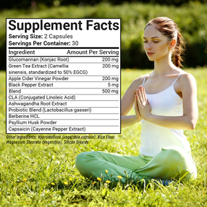 Capsule Dimagranti alle Erbe OEM ODM con Glucomannano, Integratore che Riduce le Voglie e Favorisce la Sensazione di Sazietà - Product Image 2