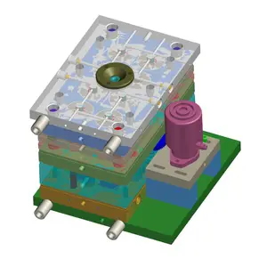 Desenroscar tapa productos cosméticos piezas de plástico molde de inyección 3D diseño empresa molde personalizar herramientas DFM fabricante