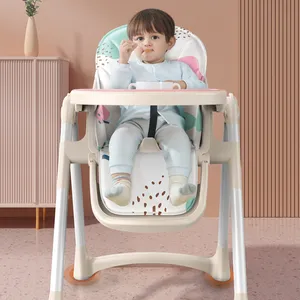 खाने खिला खाने की कुर्सी बच्चे उच्च कुर्सी प्लास्टिक धातु पोर्टेबल Foldable बच्चे बच्चों बच्चे उच्च गुणवत्ता बहुक्रिया 1 में 3