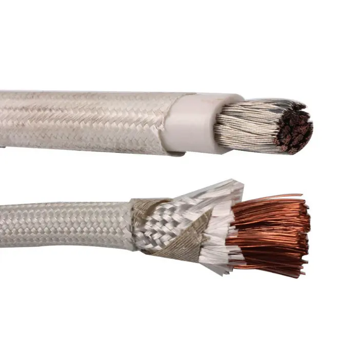 Electrical power GN500 GN800 GN1000 Nickel chrome heat resistant high temperature glass fiber silicone wire cable for oven