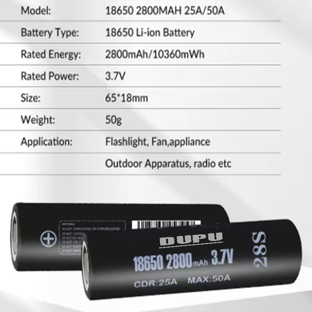 Hot Selling 18650 Lithium Ion Battery 26E 18650 Cell 2600mah Rechargeable Battery Suitable for Flashlights