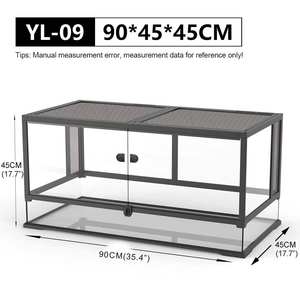 Tianbo Cheng hai Modernes PET-Reptilierglas-<span class=keywords><strong>Terrarium</strong></span> Einfacher Tier käfig für bärtige Drachen Schildkröten Regenwald gehege für Haustiere - Product Image 6