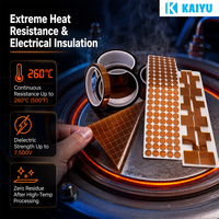 Etiquetas para Cables de Alta Temperatura KAIYU, Película PI 300, de Fábrica con 15 Años de Experiencia ℃   Etiquetas Resistentes a Químicos para Marcadores de Cables Automotrices