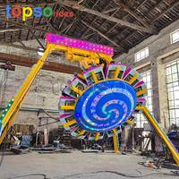 Manège à bascule rotatif à 360 degrés pour parc d'attractions, 12 places, mini-pendule, à vendre