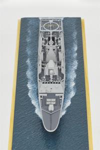 1/700 marine française classe <span class=keywords><strong>Aquitaine</strong></span> frégate D650 <span class=keywords><strong>Aquitaine</strong></span> ornement de bureau - Product Image 5