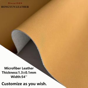<span class=keywords><strong>Cuir</strong></span> synthétique en microfibre écologique imperméable sur mesure, <span class=keywords><strong>cuir</strong></span> nubuck durable, sans MOQ pour sacs et automobile - Product Image 2