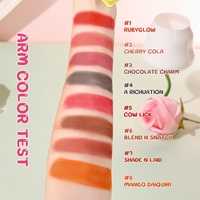 Palette de blushs 8 couleurs vibrantes avec effet bouffant – Illumine le teint et ajoute de la volume – Fini brume douce – Maquillage quotidien