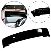 Accessoires extérieurs de qualité stable, ABS noir brillant avec lumières, aileron de toit arrière pour Toyota Prado FJ120 2700 4000 2003-2009