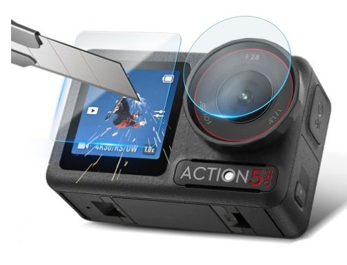 Hongdak Factory for DJI Osmo Action 5pro Tempered Film Screen Protector Camera Lens Glass Film Accessories