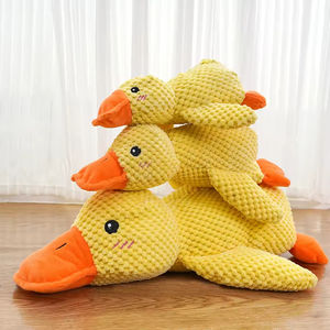 Juguete de Peluche para Perros, Pato Amarillo Suave con Sonido, Ecológico, en 3 Tamaños, para Masticar - Product Image 2