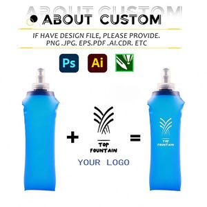 Botella de Agua Plegable de TPU para Deportes al Aire Libre, Botella de Agua con Logotipo Personalizado, Botella de Agua Especial para Correr - Product Image 2