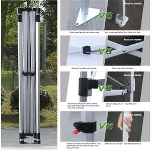 Có thể gập lại 40 mét khung thép đứng hiển thị cho thương mại cho thấy lửa cao ngoài trời Oxford Lều 10x20 3x6 cho triển lãm khuyến mãi - Product Image 5