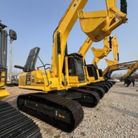 Stock limité, la machine est bien entretenue, d'origine japonaise, Komatsu PC200, excavatrice d'occasion pour sites résidentiels et commerciaux