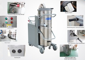 <span class=keywords><strong>Aspirateur</strong></span> industriel YYVAC AMD7010 312CFM grand modèle avec filtre HEPA triphasé pour meuleuses à béton et sols - Product Image 2