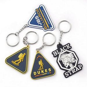 Best Selling Custom Logo 2D & 3D UV Printed Soft PVC Keychains Personalized Rubber Key <b>Chains</b> for Promotion <b>Cheap</b> Low Price - Product Image 3