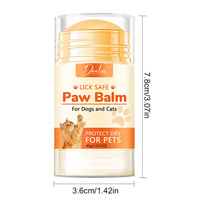 Cire de patte de chien naturelle de marque privée hydratante craquelée protecteurs coussin apaisant Lotion baume de patte pour animaux de compagnie bâton de crème de patte