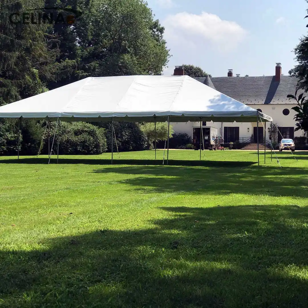 Tenda personalizzata Celina con tenda per guardare eventi sportivi all'aperto pagoda per matrimoni con pareti laterali rimovibili