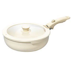 Ensemble de 6 ustensiles de cuisine en aluminium moulé sous pression, antiadhésifs, résistants au four, avec poignée <span class=keywords><strong>amovible</strong></span> - Product Image 5