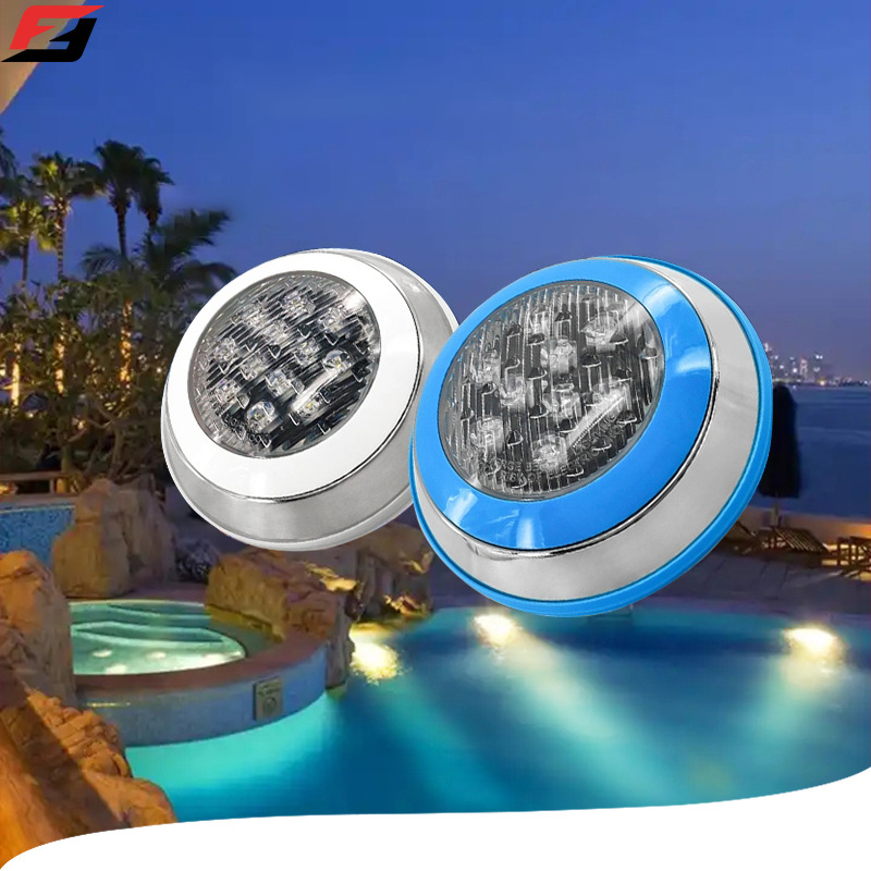 LED Pool Side Wall Light 12v Surface Mounted Wall Mounted Underwater Light Pool Pool Specific Lighting Underwater Spotlight