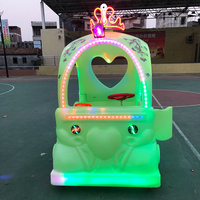 Voiture tamponneuse électrique lumineuse à monnayeur pour parc d'attractions, centre commercial et aire de jeux extérieure