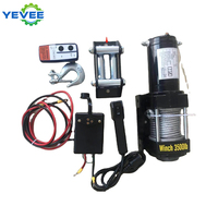 Treuil électrique pour voiture tout-terrain, treuil de remorquage de voiture, câble utilisé pour le remorquage lourd, treuil portable pour voiture