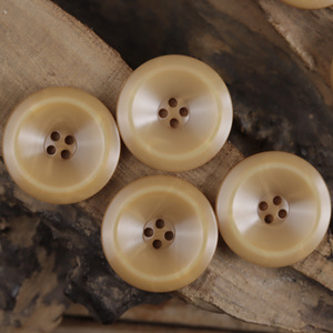 Round Bowl-Shaped Black <strong>White</strong> Coffee Khaki Dark Blue <strong>Chocolate</strong> 4 Holes 18L 20L 28L Faux Fruit Resin <strong>Button</strong> for Overcoat - Product Image 5