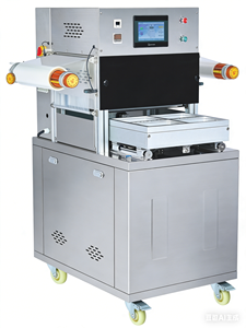 Machine d'emballage semi-automatique pour plateaux de fruits et aliments, machine d'emballage sous vide pour raisins frais et fraises - Product Image 5