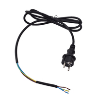 Prise de cordon d'alimentation ca européenne VDE 3 broches 220 ~ 250v 16A prise britannique en gros 16A noir diverses interfaces femelles utilisation de l'équipement