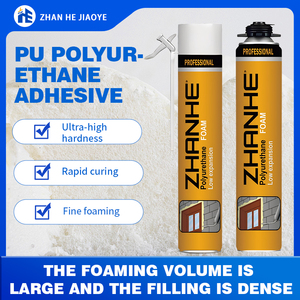 Mousse d'étanchéité PU forte en gros 500ml 750ml pour l'isolation thermique et l'emballage en construction - Marque ZHANHE Durée de vie 12 mois - Product Image 4