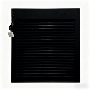 Ventana Moderna de Aluminio Negro con Persiana Enrollable y Contraventana de Seguridad, Diseño de Ventana Enrollable Eléctrica - Product Image 3