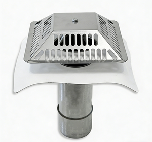 Grille de protection de toit moderne en PVC, acier inoxydable 304 et aluminium pour évacuation des eaux pluviales, haute résistance, durable, anti-blocage - Product Image 2