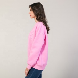 Mode féminine décontracté manches longues pressant imprimé col rond pull haut chemisier - Product Image 3