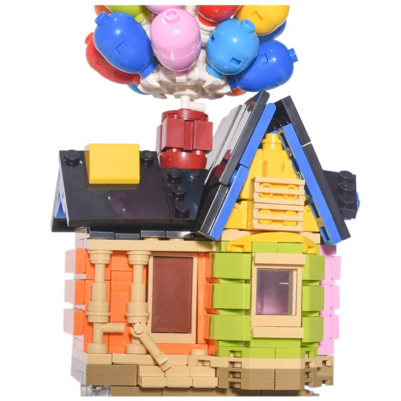 ความคิดทางเทคนิค Tensegrity บล็อกอาคารที่ถูกระงับบอลลูนบ้านแรงสมดุลการก่อสร้างอิฐประกอบของเล่นสำหรับเด็ก