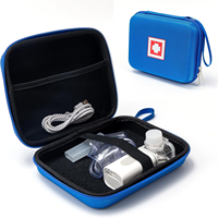 Estuche de Almacenamiento para Auriculares Portátil, Impermeable, de EVA, con Cierre de Cremallera, Resistente a Impactos, Organizador Protector Rígido para Camping