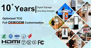 HDFocus OEM ODM 32 to 85 Inch Indoor Floor Standing <strong>LCD</strong> Interactive Kiosk Android Digital Signage <strong>Display</strong> Screen for Advertising - Product Image 4