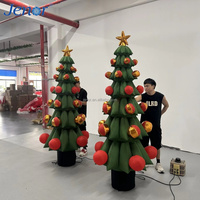 Arbre de Noël gonflable utilisé pour les célébrations du Nouvel An, les parcs d'attractions, les décorations de scène et la publicité.