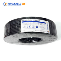 Câble solaire flexible de qualité supérieure certifié TUV/CE, fil PV à courant élevé pour les installations solaires à grande échelle