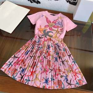 เสื้อผ้าเด็กระดับไฮเอนด์ 21 ชุดเดรสฤดูร้อนสำหรับเด็กผู้หญิง กระโปรงสไตล์ตะวันตก ชุดฤดูร้อนสำหรับเด็ก ชุดสำหรับเด็กมัธยมต้น ชุดสำหรับเด็กผู้หญิง - Product Image 3