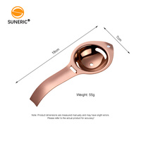 Gadgets de cuisine Accessoires Outil créatif pour la séparation des œufs blancs et jaunes Séparateur d'oeufs manuel en acier inoxydable